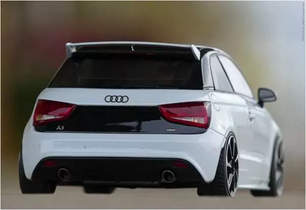 1:18 Audi A1 Quattro 2014 White Met LIMITED EDITION = OVP